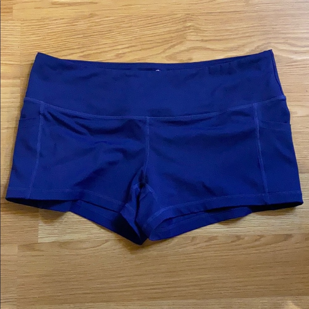 Blue CrossFit shorts